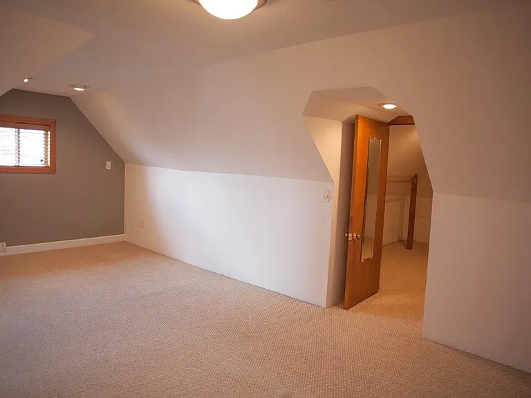 Master suite with walk in closet