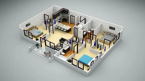 Floor plan Annexe-Bordeaux