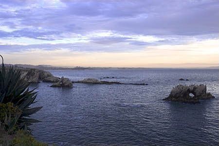 View from end of street