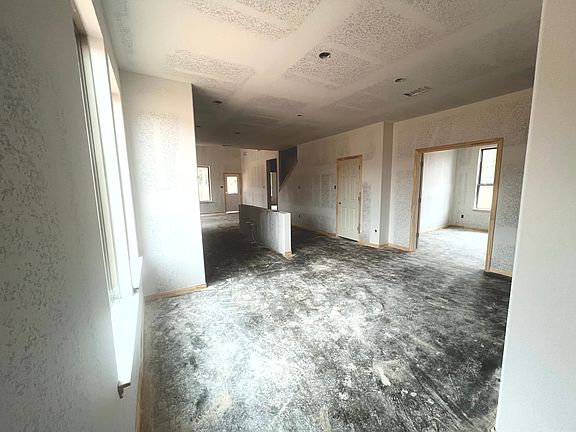 Construction progress - dining room open to kitchen