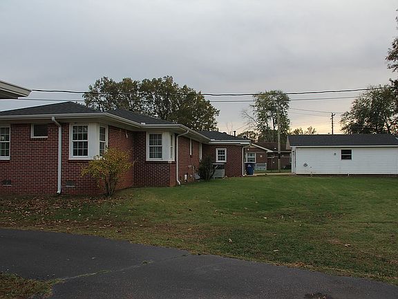 Rear and back lawn view