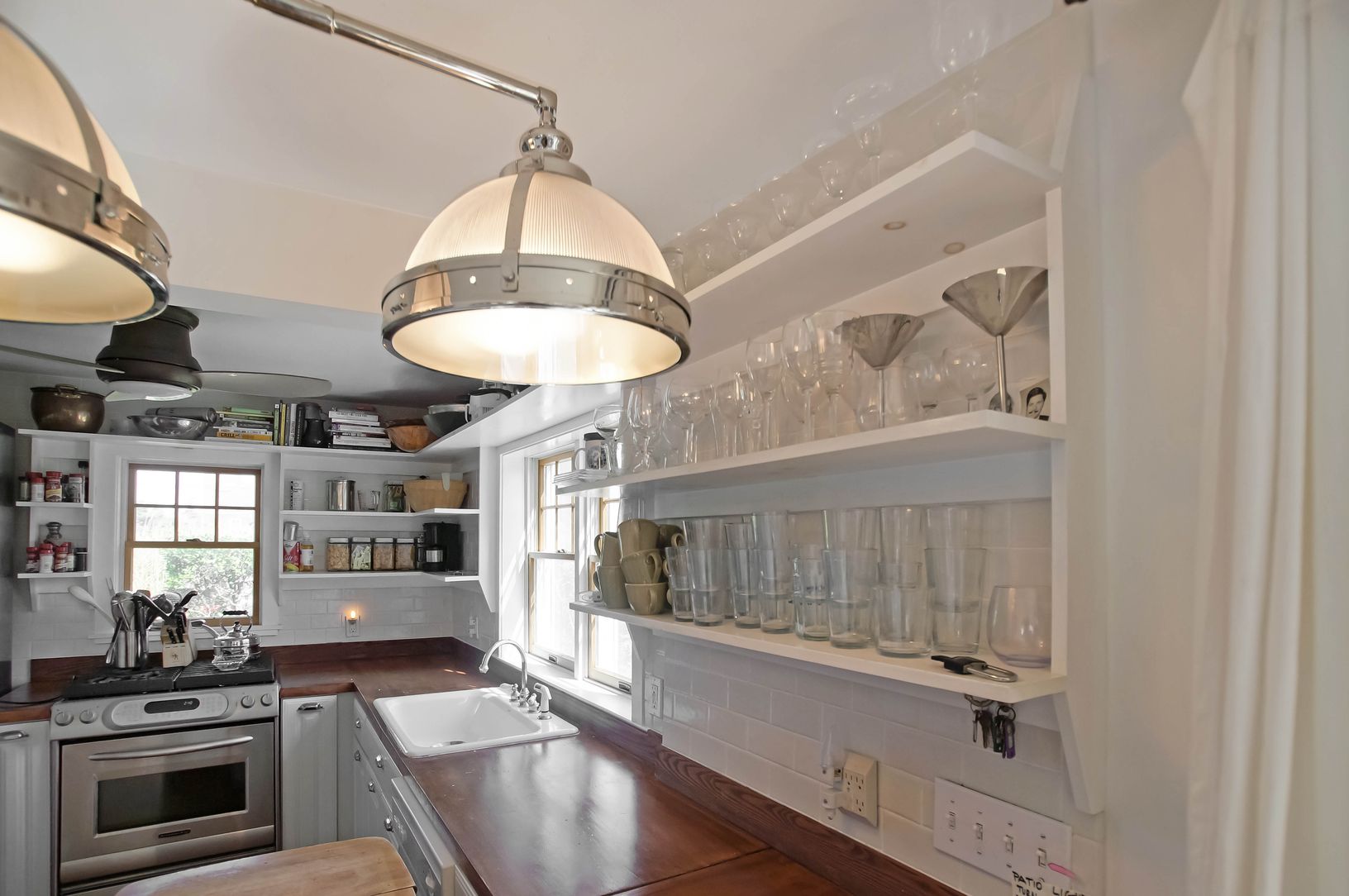  Renovated Kitchen with Open Shelving 