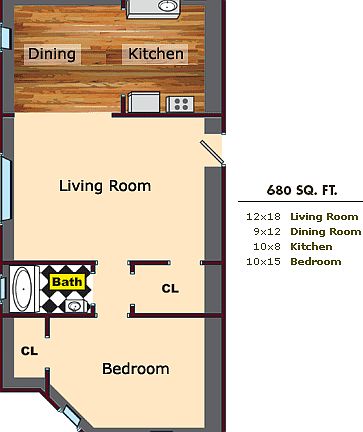 1 Bedroom Deluxe Apartment