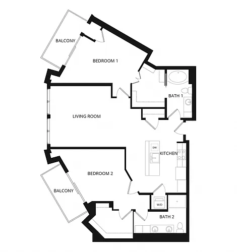 Floor plan Cedar Lake