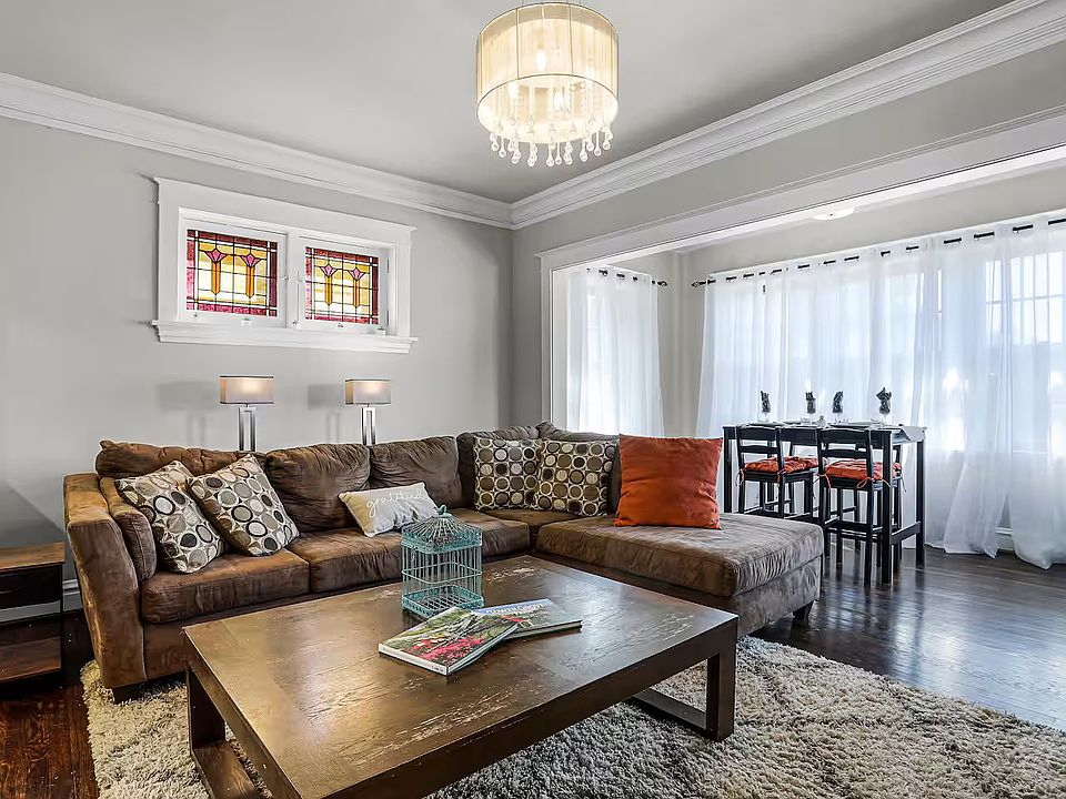 staged upstairs apartment