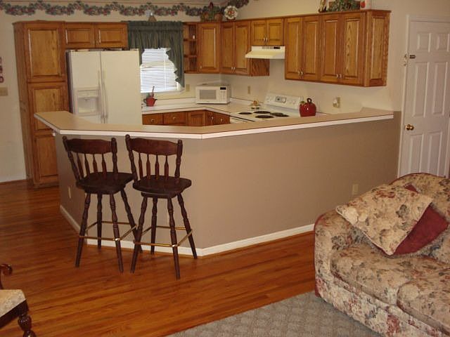 View from Living Room to Kitchen