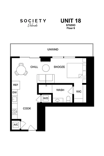 Floor plan Studio - S3