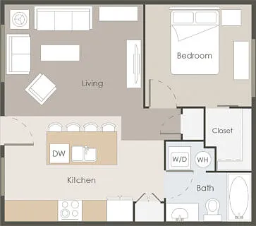 Floor plan Large Apartment