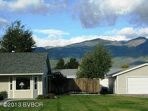 View between house and detached shop