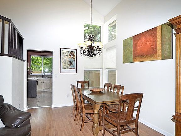 Dining room open to kitchen