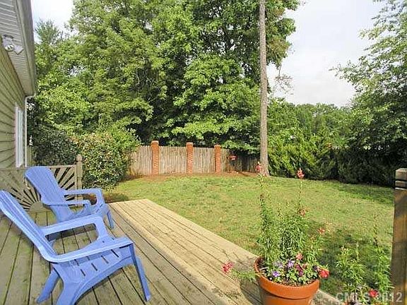 Back porch, great backyard