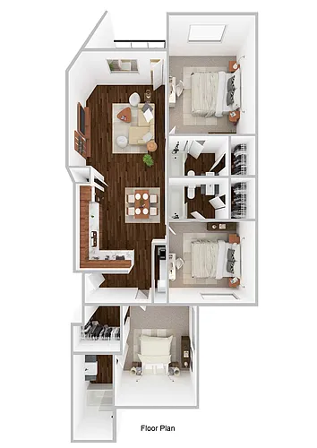 Floor plan C2 - 3X3