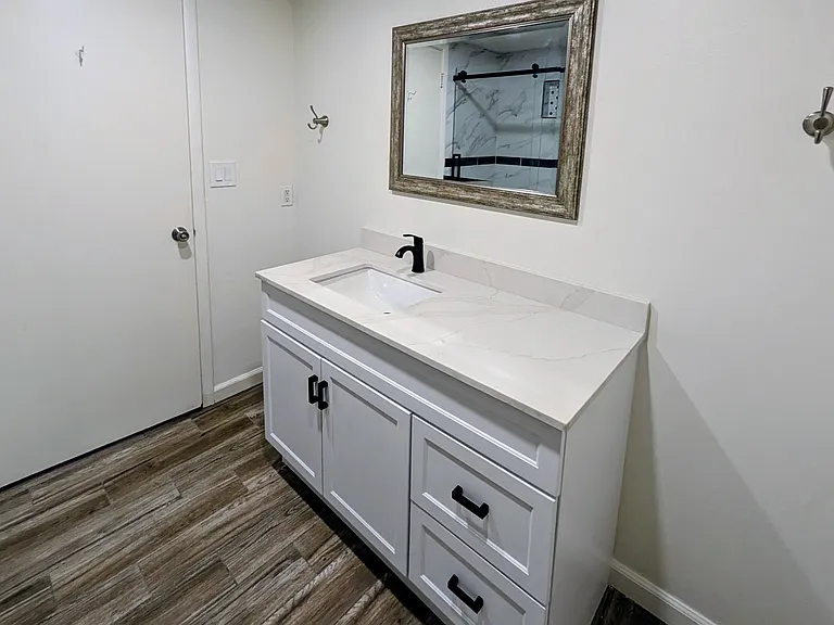 hallway bathroom
