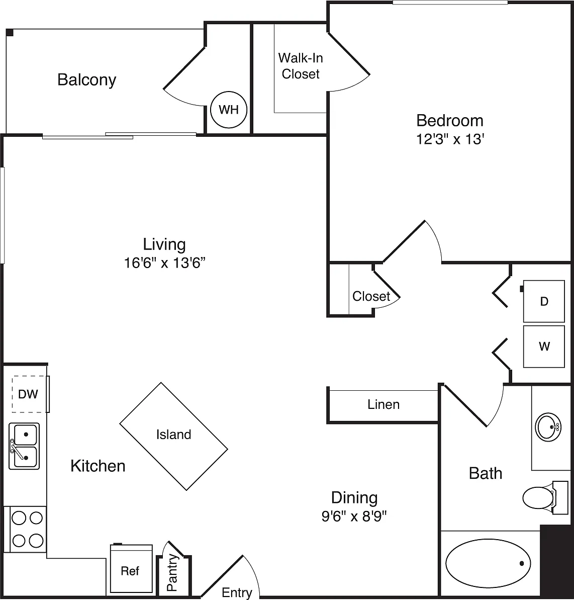 Floor plan The Tangier - Alt 1