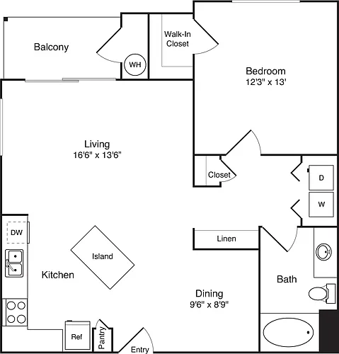 Floor plan The Tangier - Alt 1
