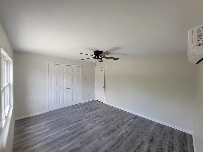 Master bedroom with spacious closet.