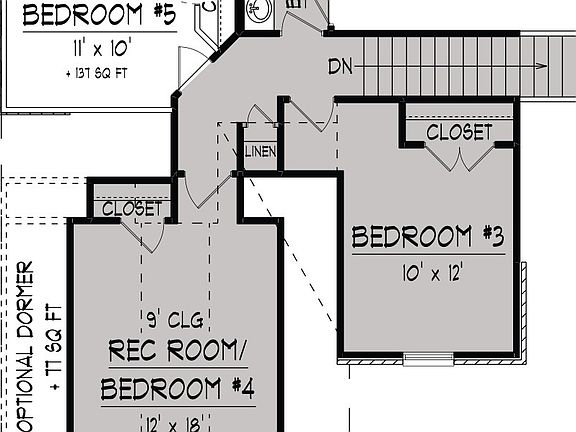 Miller Floorplan Second Floor