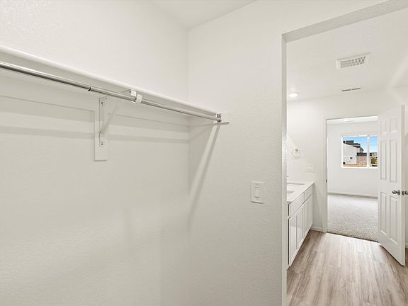 The Loveland floorplan image taken at a Meritage Homes community in Aurora, CO.