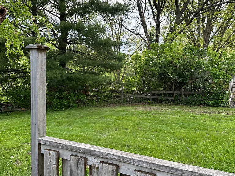 View from back deck