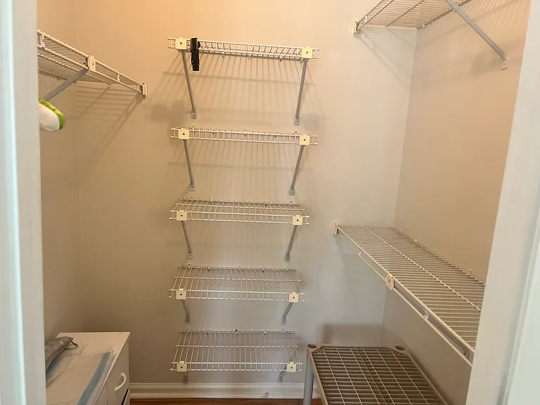 Nice size walking closet.