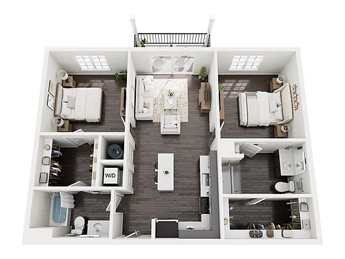 Floor plan 2A2a