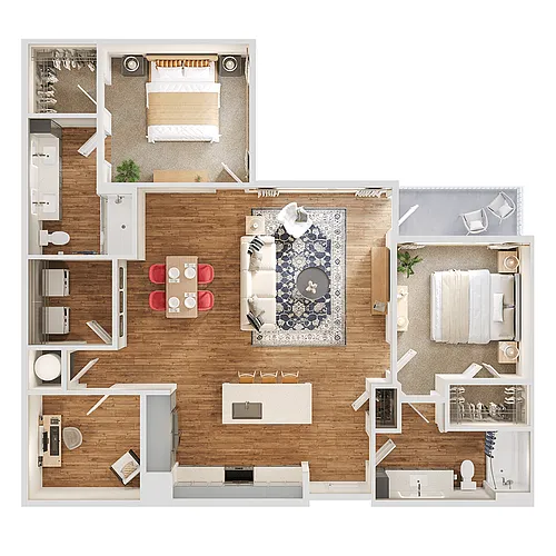 Floor plan B7D
