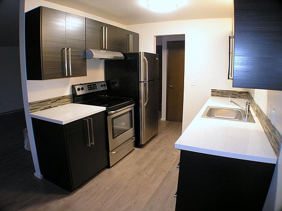 Kitchen with stainless appliances