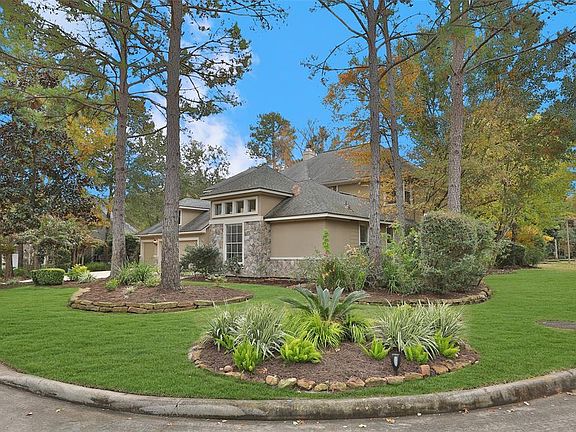 The view from the corner of the lot gives an excellent perspective of the size of this property. There are ample front, rear and side yards and the mature landscaping perfectly accents the grounds.