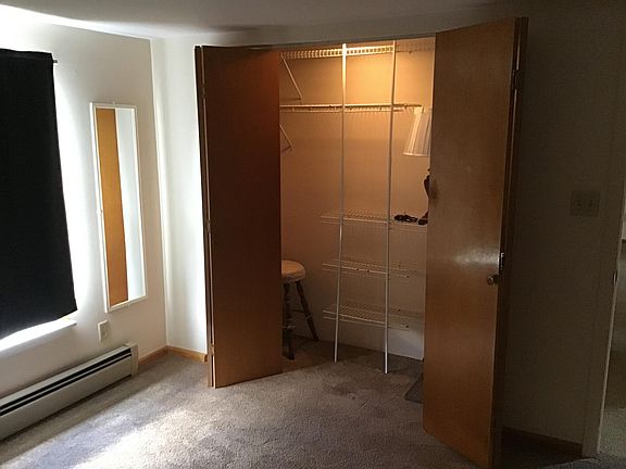 Closet in bedroom