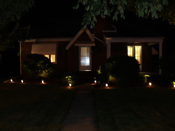 Nighttime Front View 