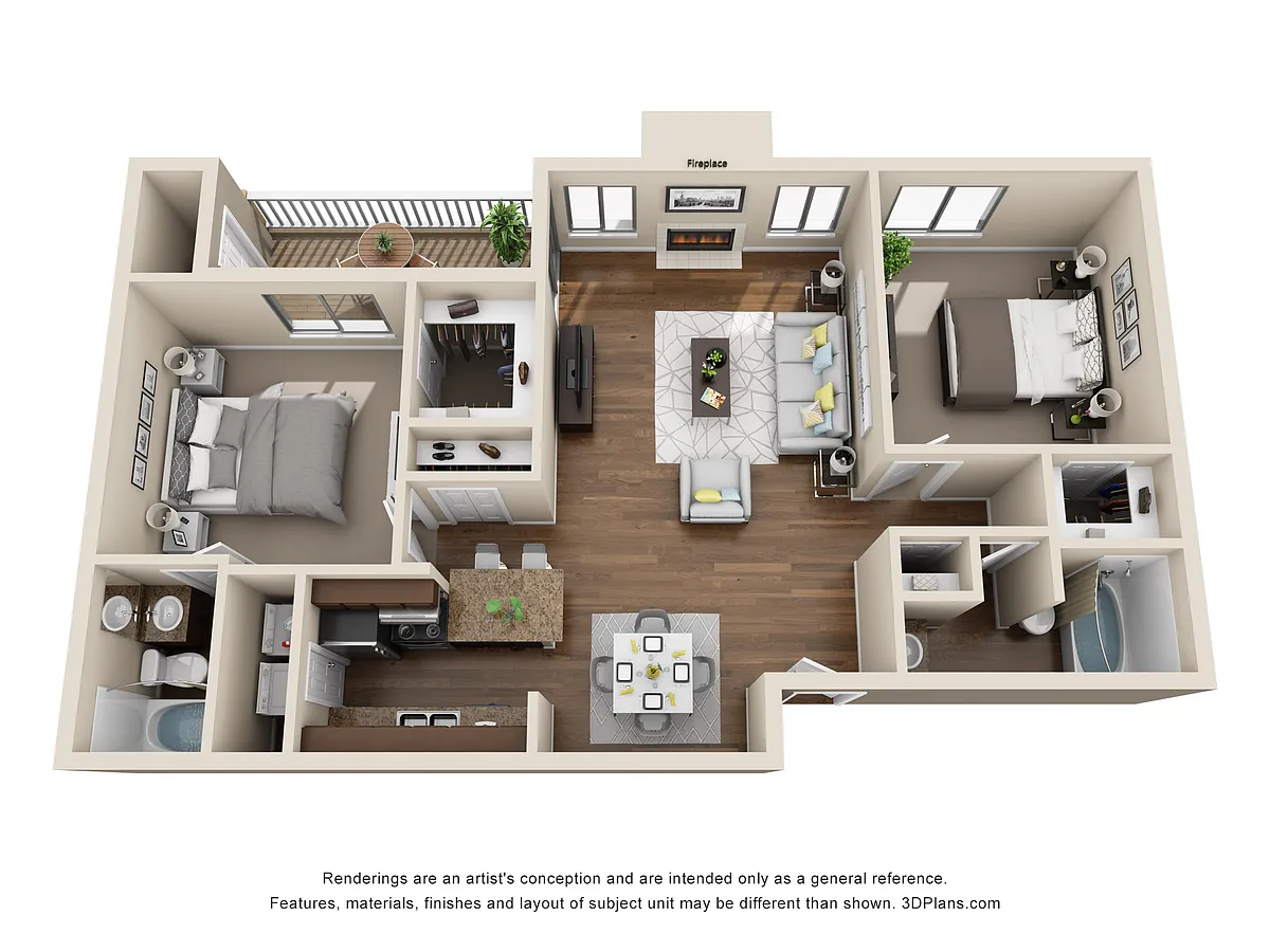 Floor plan The Laurel Renovated