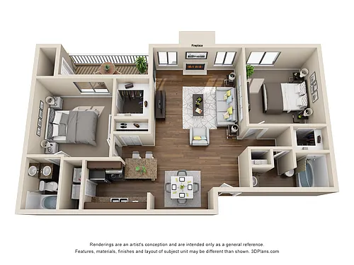 Floor plan The Laurel Renovated
