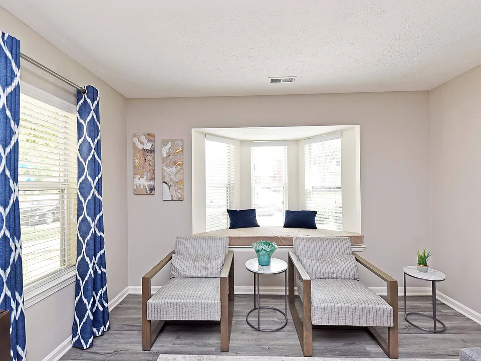 Living Room + Bay Window