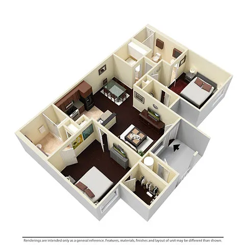 Floor plan 2X2 C