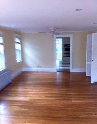 large open floor plan living/dining room with great light!