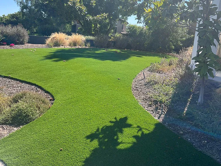 FRONT YARD WITH ARTFICAL GRASS