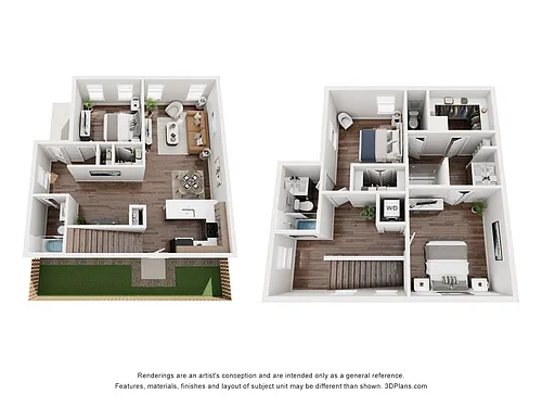 Floor plan Bent Tree A