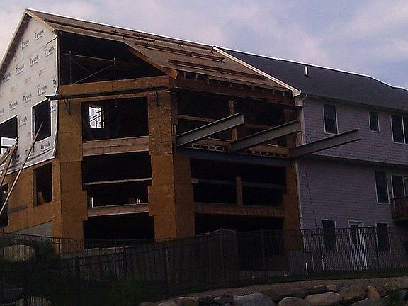 53' steel beams, 13' Cantilevered Deck