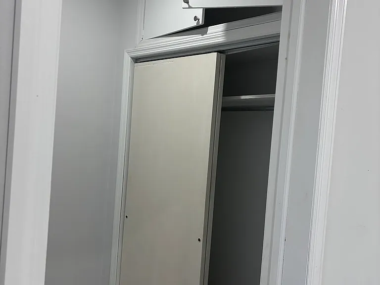 closet inside office in master bedroom