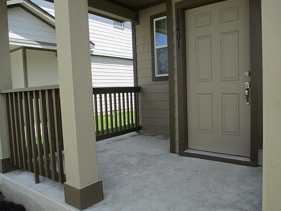 Inviting covered front porch.