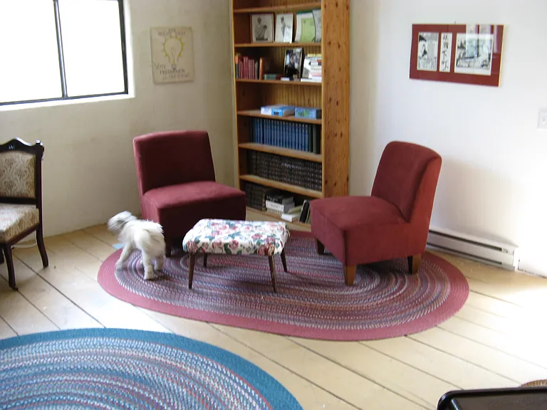 as well as sitting area and private balcony