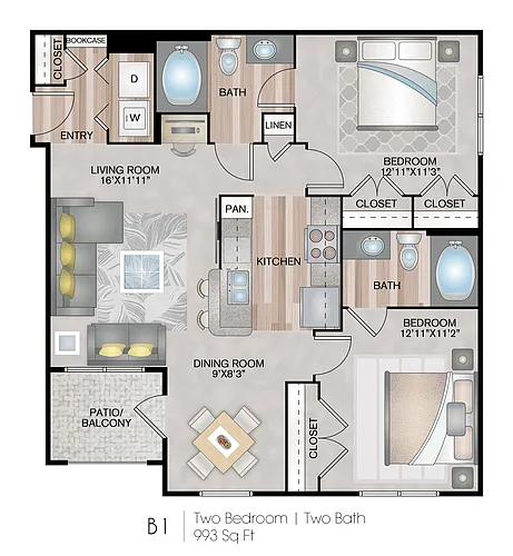 Floor plan B1