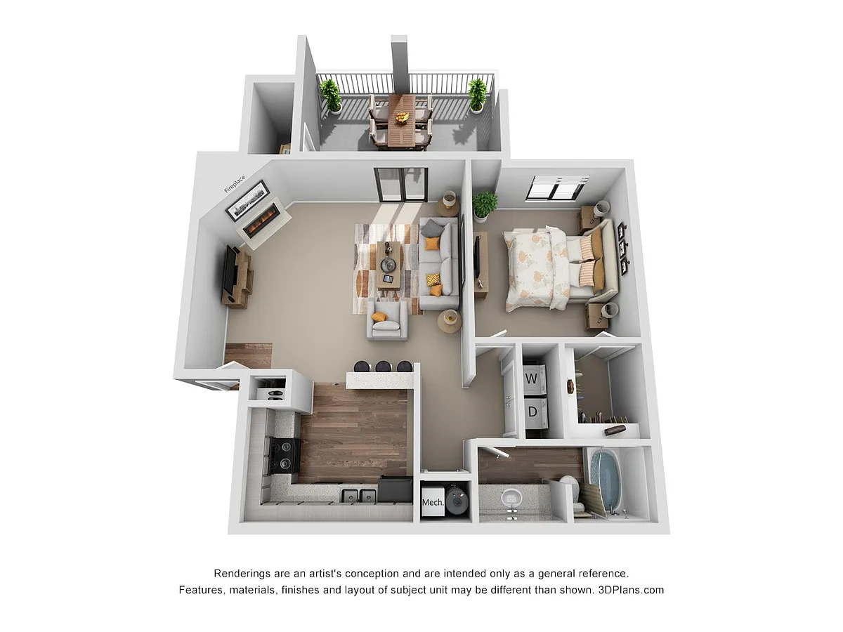 Floor plan Purple Ash