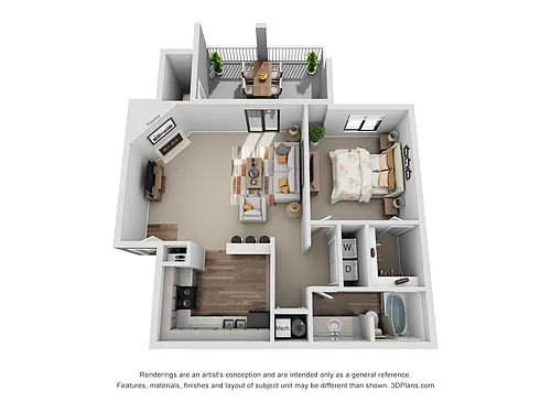 Floor plan Purple Ash