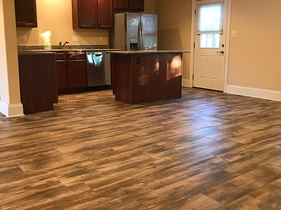 Open 1st floor plan. Living room, dining room & kitchen.