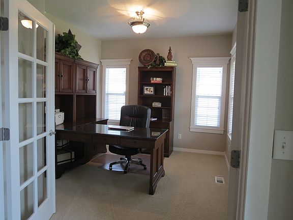 french doors to office