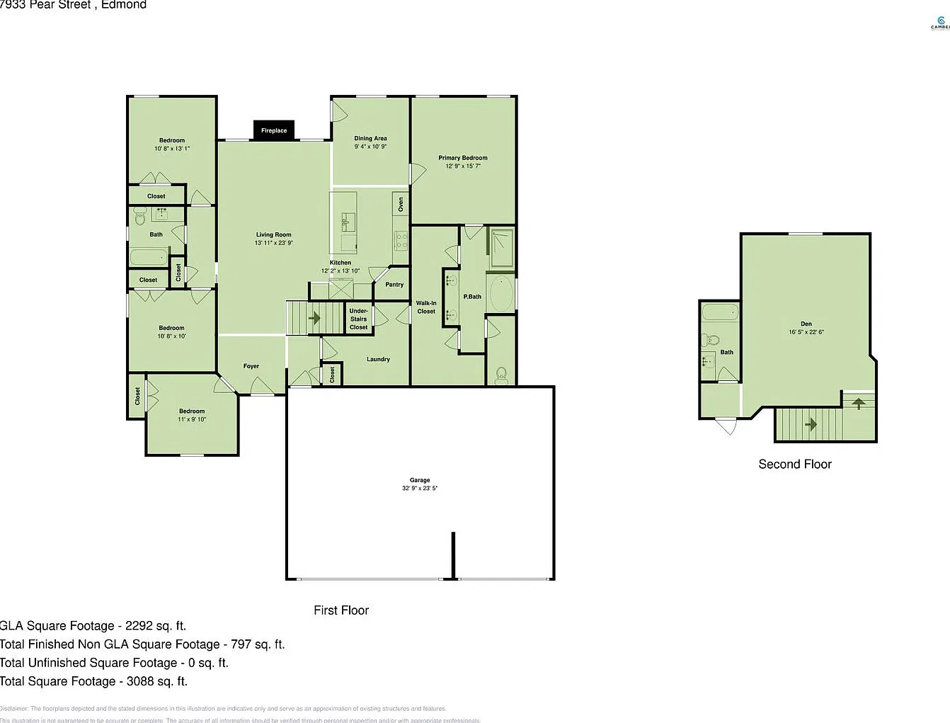 Very Nice 4 bedroom 3 bath home in Edmond schools — Photo 3