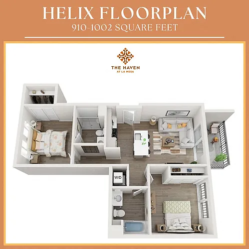 Floor plan Helix - 2x2
