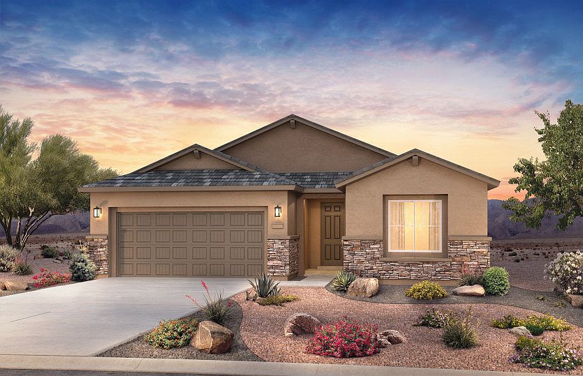 Home Exterior B with optional stone accents