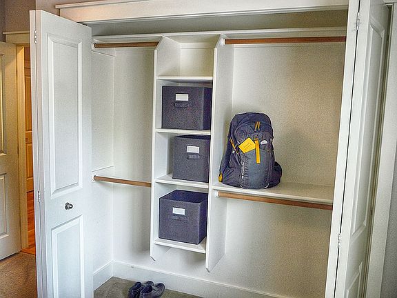 Spacious Guest Closets